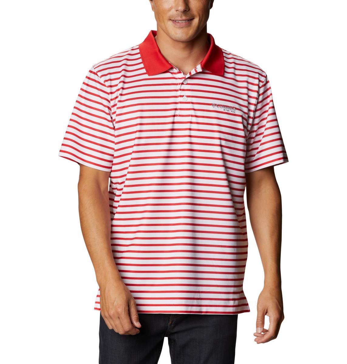 Columbia Men's Super Skiff Cast Polo Shirt - Quick-Dry, UV Protection Fishing & Outdoor Performance Shirt for Hiking, Boating, and Casual Wear