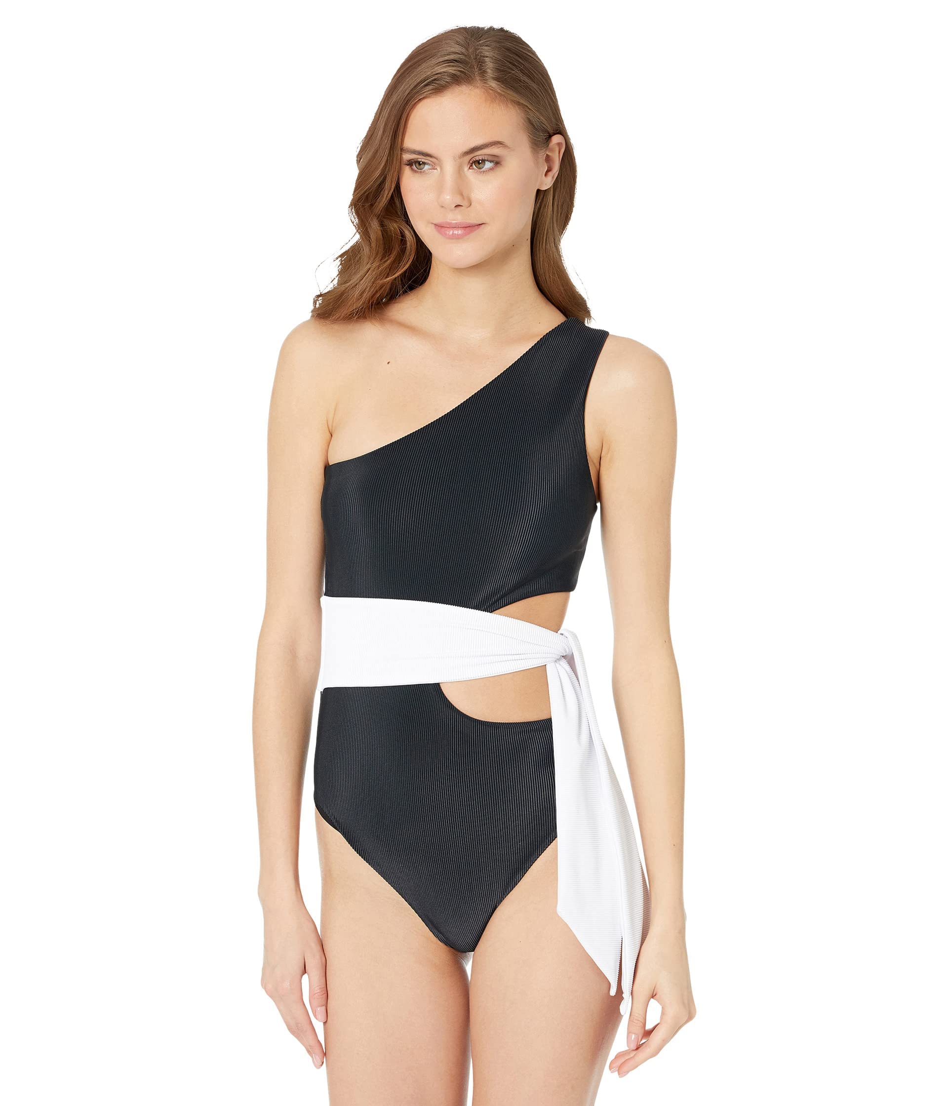 Beach Riot Women's Carlie One Piece Swimsuit - Sexy High Cut One Piece Bathing Suit for Women, Tummy Control Swimwear for Beach & Pool