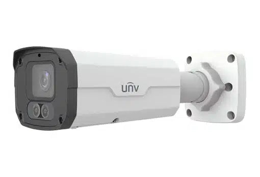 Uniview IPC2228SE DF60K WL I0 6.0mm 4K HD ColorHunter Fixed Bullet Security Camera - Outdoor Surveillance, Home & Business Security Monitoring