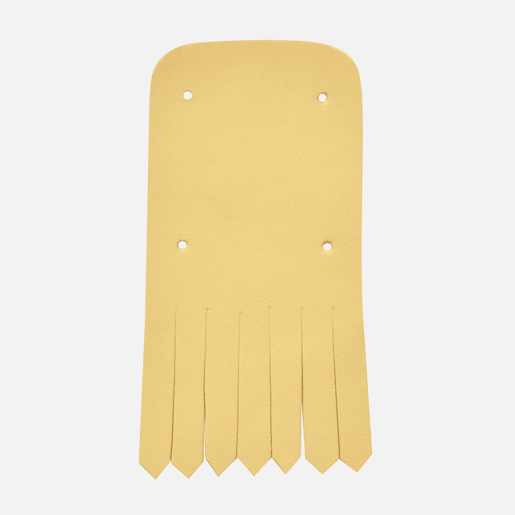 Pastel Butter Removable Fringe Curtains - Soft Sheer Window Scarf for Bedroom, Living Room & Wedding Decor