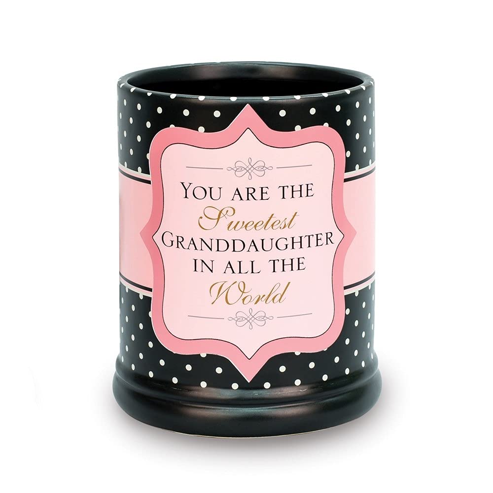 Elegant Diamond2Deal Elanze Designs Granddaughter Jar Candle Warmer - Perfect Gift for Women, Mothers & Grandmothers | Ideal for Home Decor, Relaxation & Aromatherapy