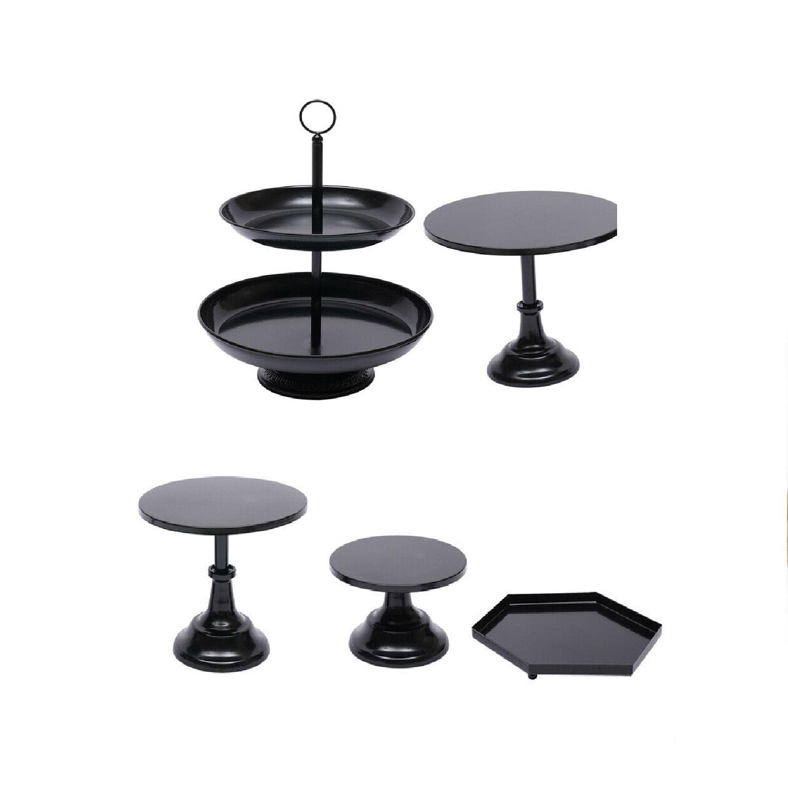 Sturdy Metal Cake Stand for Cupcakes, Desserts, Cookies & Muffins - Elegant 3-Tier Serving Tray for Weddings, Parties & Home Decor | Perfect for Birthday Celebrations, Tea Parties & Buffet Displays