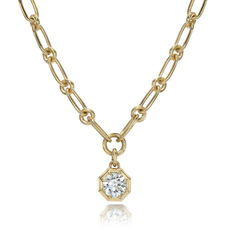 Single Stone Lola Necklace - Elegant Minimalist Pendant for Women | Perfect for Everyday Wear, Date Nights & Special Occasions