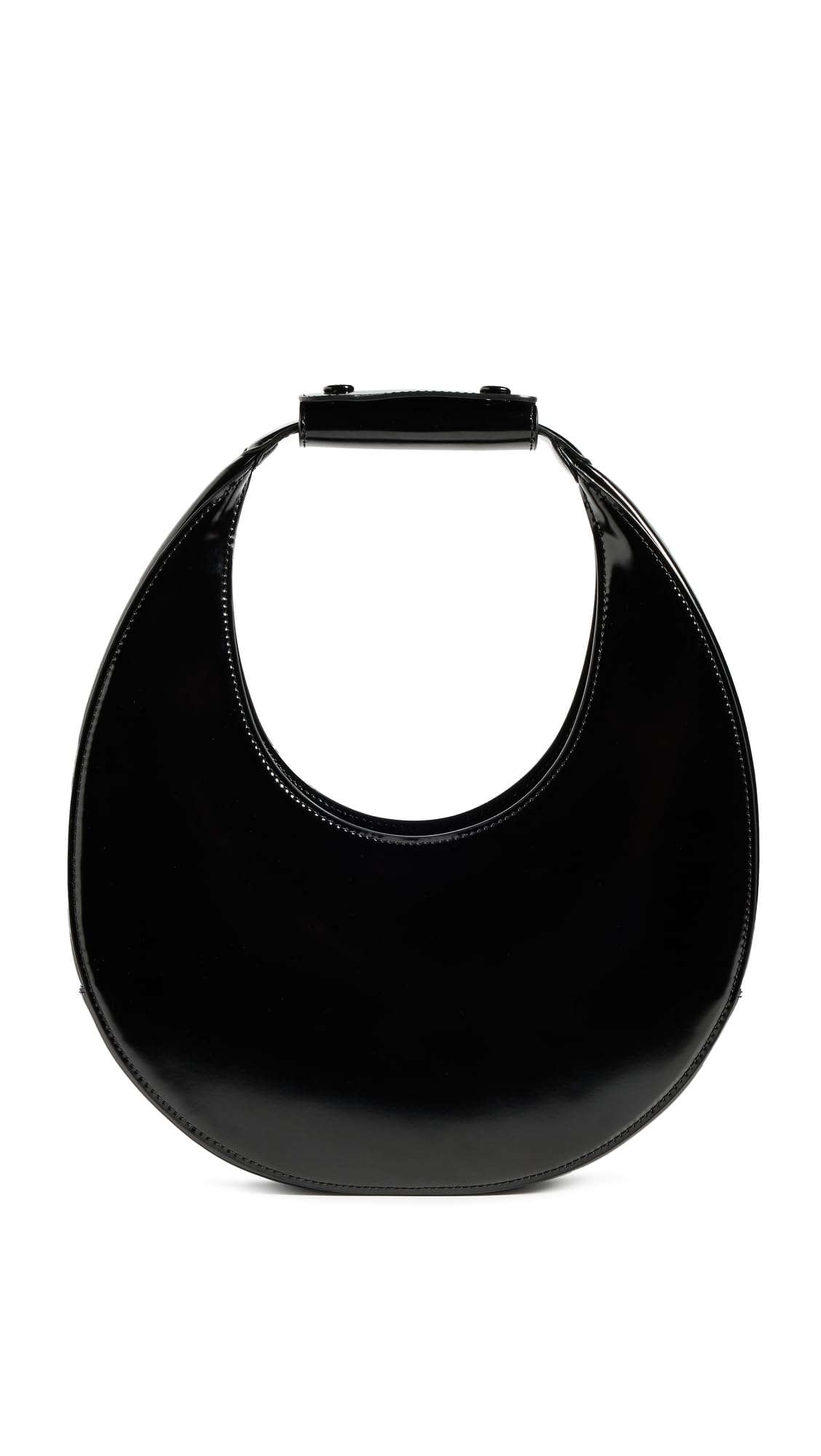 STAUD Women's Moon Leather Tote Bag - Stylish Designer Handbag for Work, Travel & Everyday Use | Fashionable Shoulder Bag for Women
