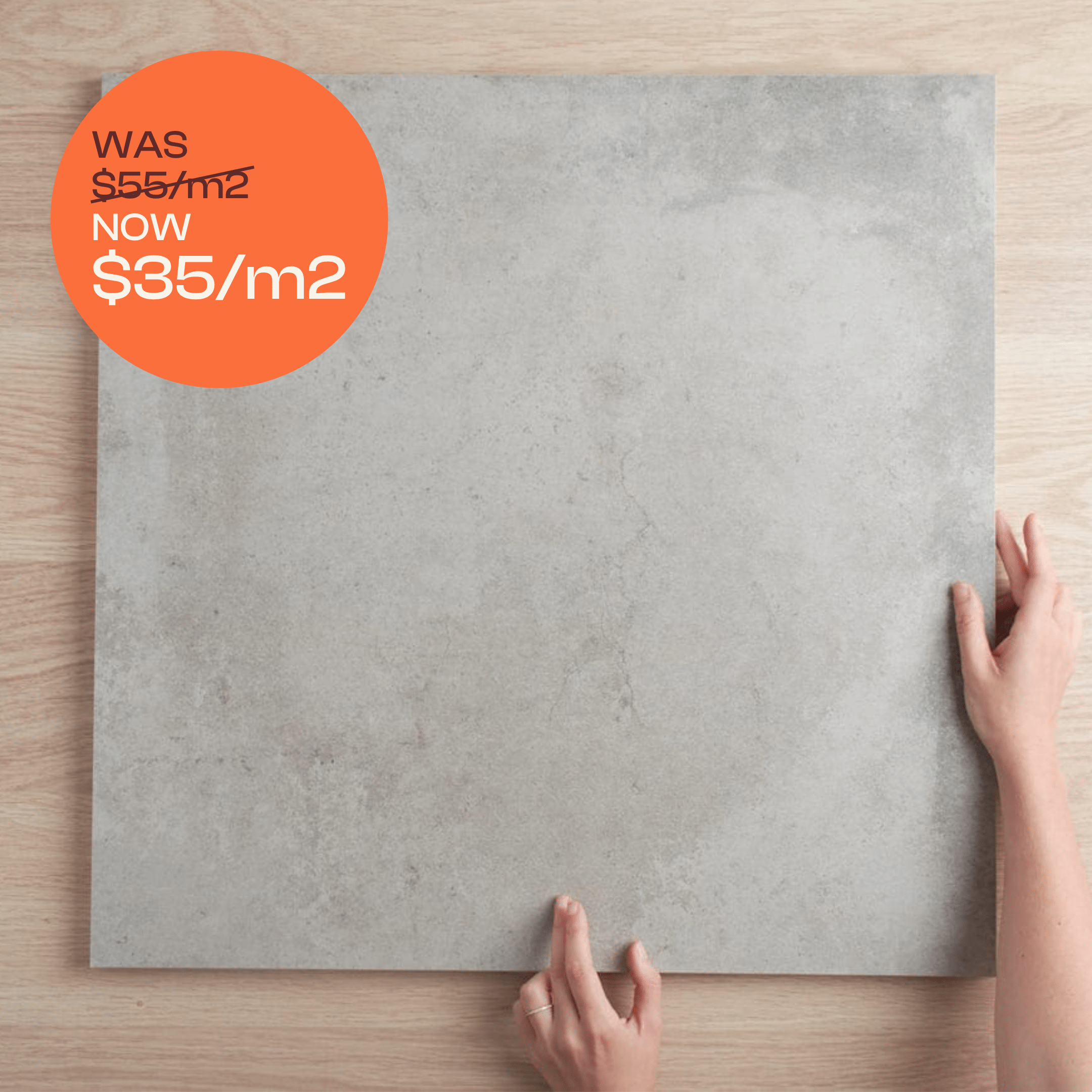 Premium Windsor Matte Grey Concrete Look Tile - Stylish & Durable Flooring for Modern Homes, Offices & Commercial Spaces