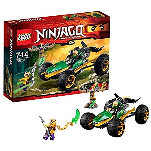 LEGO Ninjago Jungle Racer 70755 Building Kit - 174 Pieces for Kids Ages 7-12 | Creative Play, Birthday Gift & Collector's Item | Perfect for Ninja-Themed Adventures and Display
