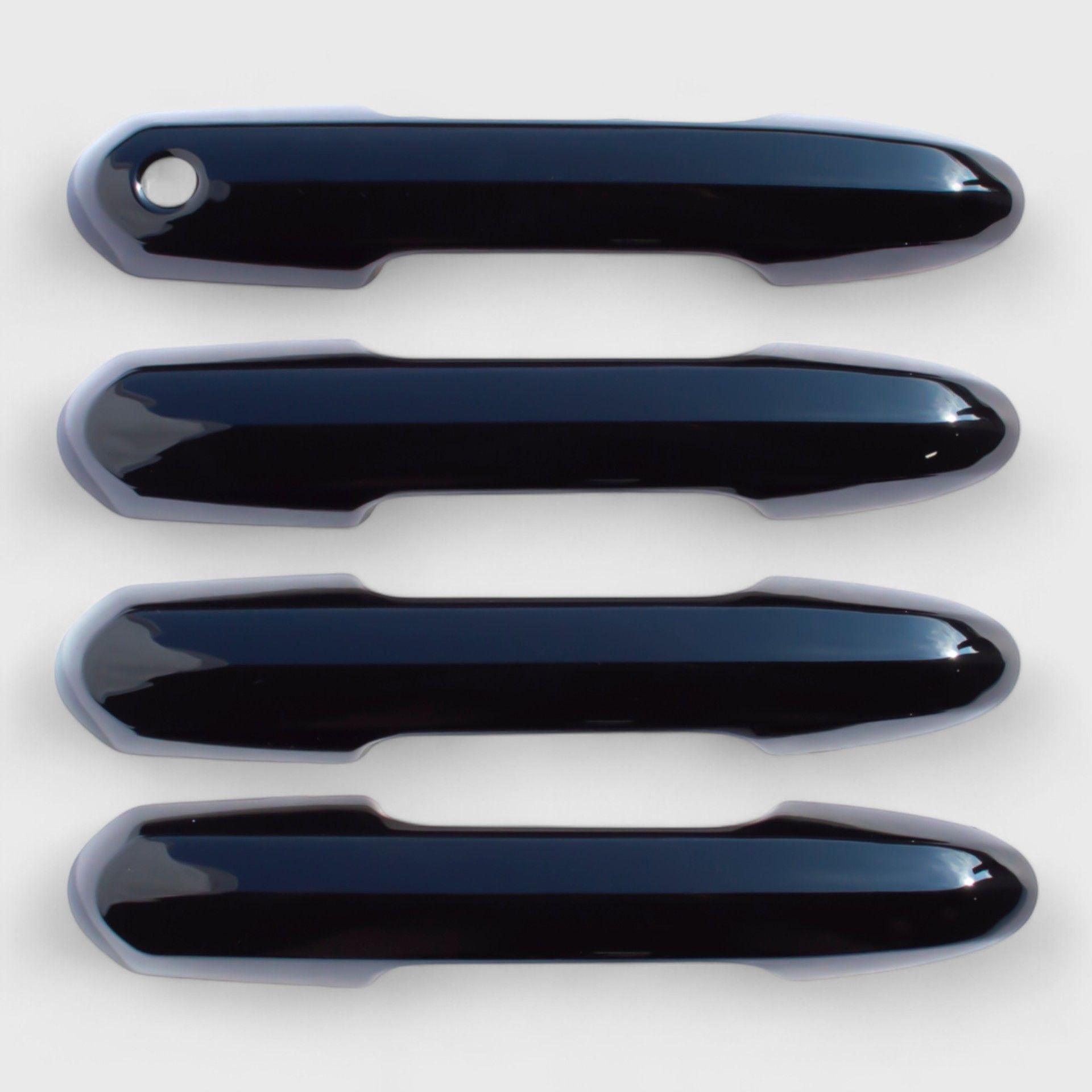Gloss Black Chrome Delete Door Handle Cover with Keyless Entry Sensors - DH6299BLK | Perfect for Car Customization & Vehicle Styling Upgrades
