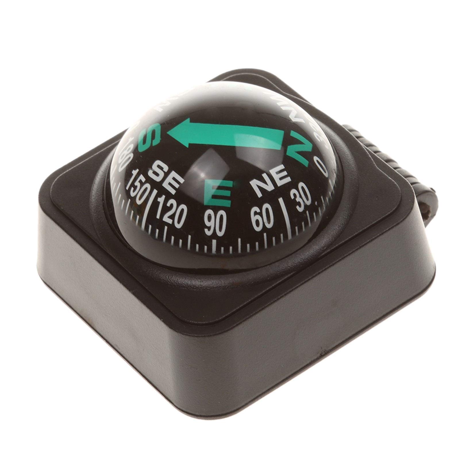 JYDBRT Adjustable Tilting Angle Car Compass for Hiking, Cycling, Camping & Boating - 360° Navigation Dashboard with Direction Guide Ball for Trucks, SUVs & Outdoor Adventures
