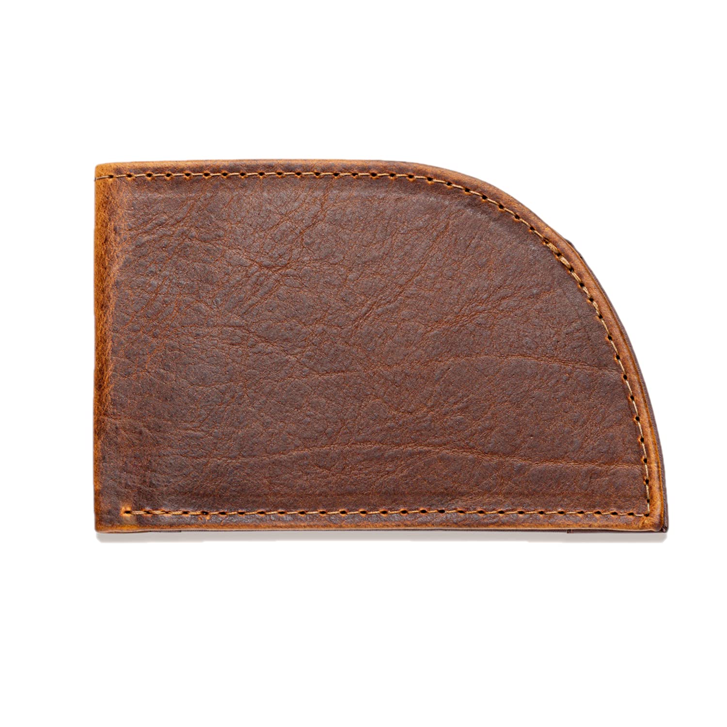 Rogue Genuine Leather Men's Front Pocket Wallet - USA Made Slim Bifold with 6 Card Slots & ID Window - Perfect for Everyday Carry, Travel & Minimalist Lifestyle