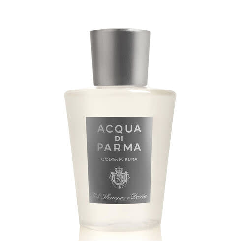 Acqua Di Parma Colonia Pura Hair & Shower Gel 200ml - Refreshing Unisex Body Wash for Men & Women - Perfect for Daily Shower, Travel & Gym Use