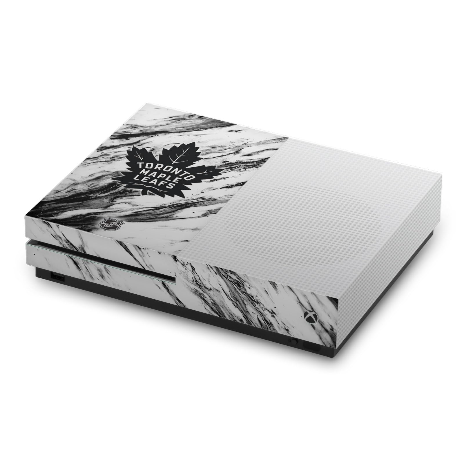 Head Case Designs Licenza Ufficiale NHL Marmoreo Toronto Maple Leafs Vinile Sticker Gaming Pelle Adesivo Compatibile con Xbox One S Console - Decorazione per Controller e Console da Gaming