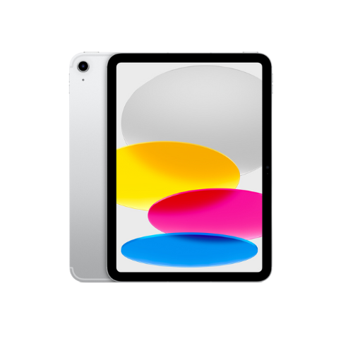 Apple iPad 10th Generation (2022) 10.9-inch 256GB Wi-Fi + Cellular - Silver | Perfect for Work, Study & Entertainment On-The-Go