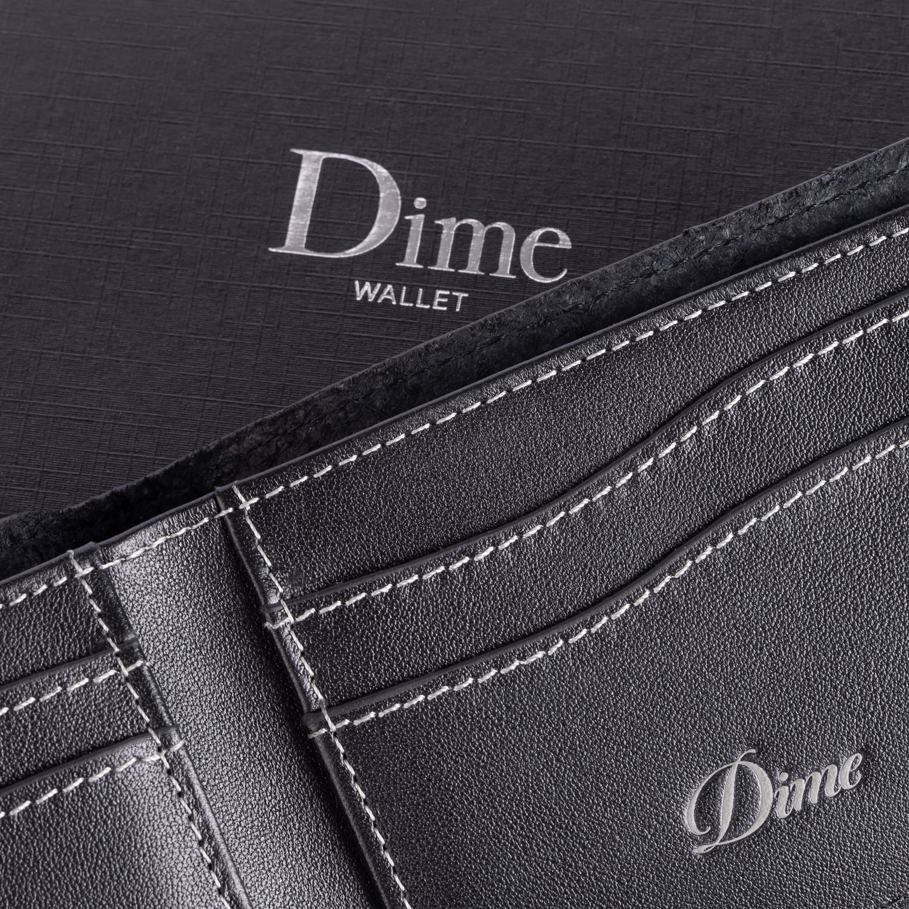 Stylish Black Cursive Bifold Wallet for Men & Women - RFID Blocking Leather Wallet for Everyday Use, Travel & Business