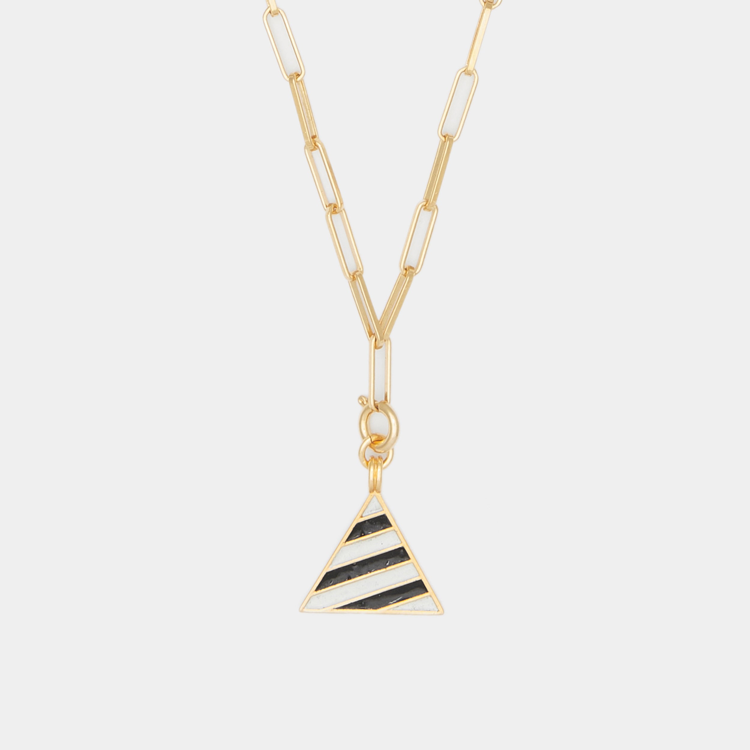 Ava Charm Pendant on Cairo Chain - Elegant Gold Plated Necklace for Women, Perfect for Valentine's Day Gifts, Anniversary Presents & Everyday Wear
