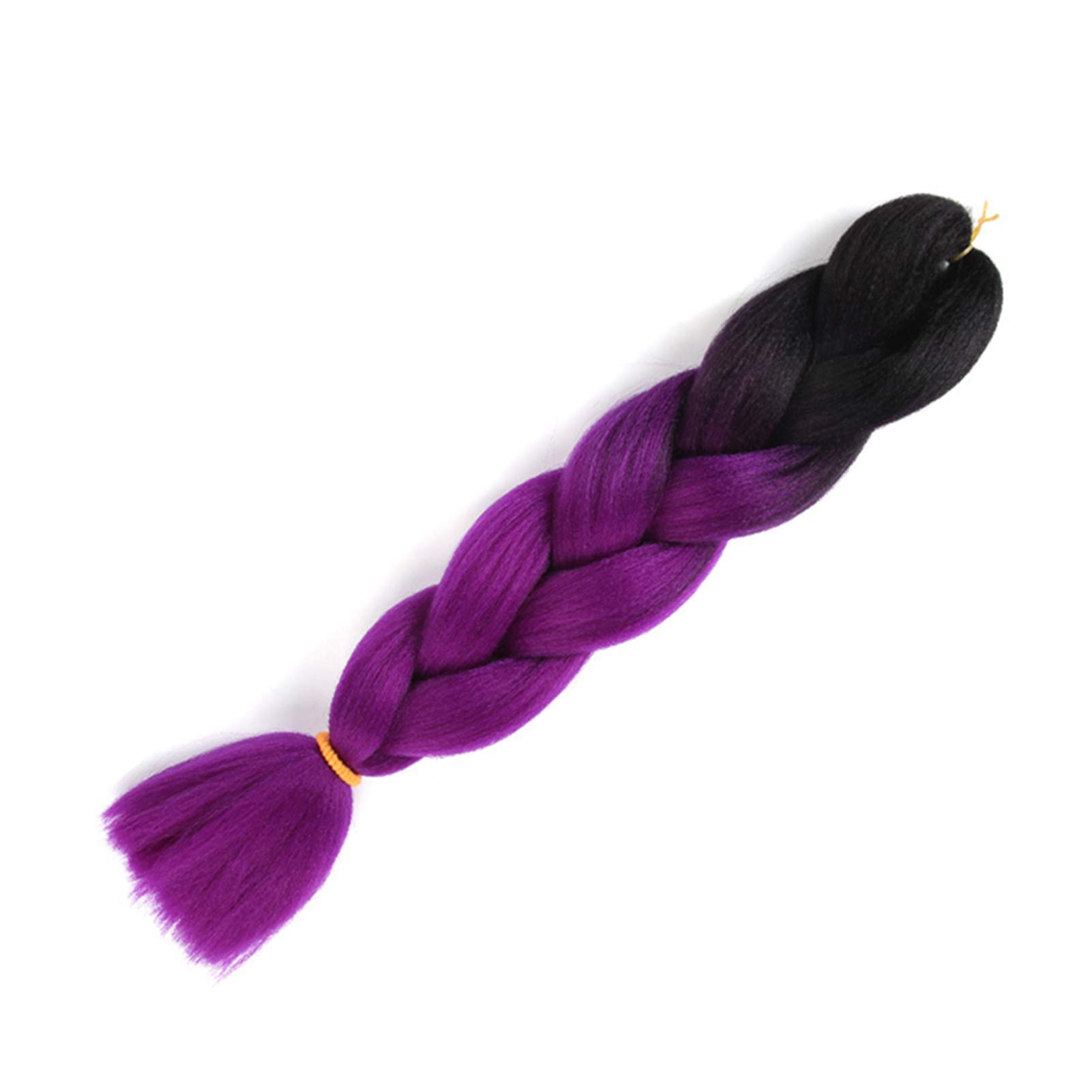 Tickas Jumbo Braid Hair Extensions - 2 Gradient Color Synthetic Fiber Crochet Braiding Hair for Twist Braids | Styling Tools for Protective Hairstyles & Fashion Looks
