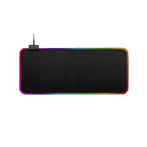 RGB Luminous Gaming Mouse Pad - Colorful Non-Slip Mouse Mat with Smooth Surface for PC, Laptop, Office & Gaming Setup - Perfect for Work, Gaming & Computer Use