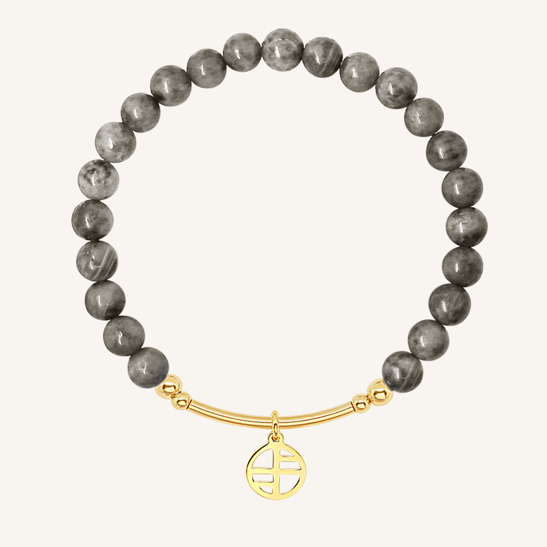Crazy Agate Charm Bracelet - Natural Stone of Laughter Jewelry for Women | Perfect for Daily Wear, Gift Giving & Spiritual Healing