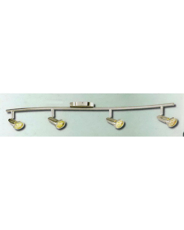 Epiphany Lighting PT4104 BN 4-Light Semi Flush or Drop Pendant Light Fixture - Brushed Nickel Finish - Perfect for Dining Room, Kitchen Island or Entryway Lighting
