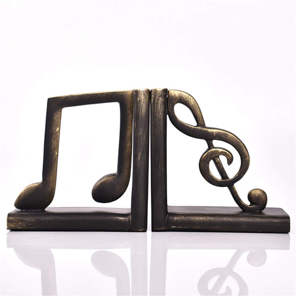 Musical Note Book File Sculpture - Handmade Art Craft Decor Statue Gift for Desk, Cabinet, Cafe, Bar - Perfect for Dining Room, Living Room & Bedroom Decor