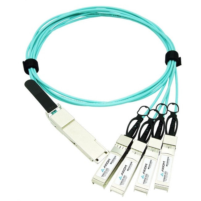 40GBase QSFP+ to 4x SFP+ Active Optical Cable (AOC) - 10M Length - Compatible with Juniper JNP-QSFP-AOCBO - High-Speed Data Center & Server Connectivity Solution for Cloud Computing & Network Infrastructure