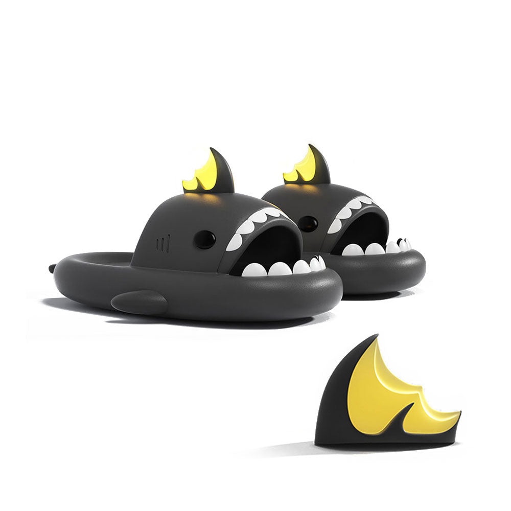 Sharkicks Basic Koi Dragon Shark Slides - Comfortable & Stylish Unisex Pool Slides for Men and Women - Perfect for Beach, Pool, Gym, and Casual Wear
