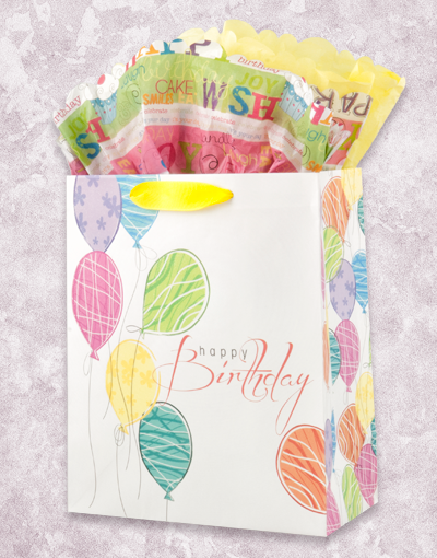 Balloon Dreams Garden Gift Bags - Elegant Party Favor Bags for Baby Showers, Weddings & Birthday Celebrations