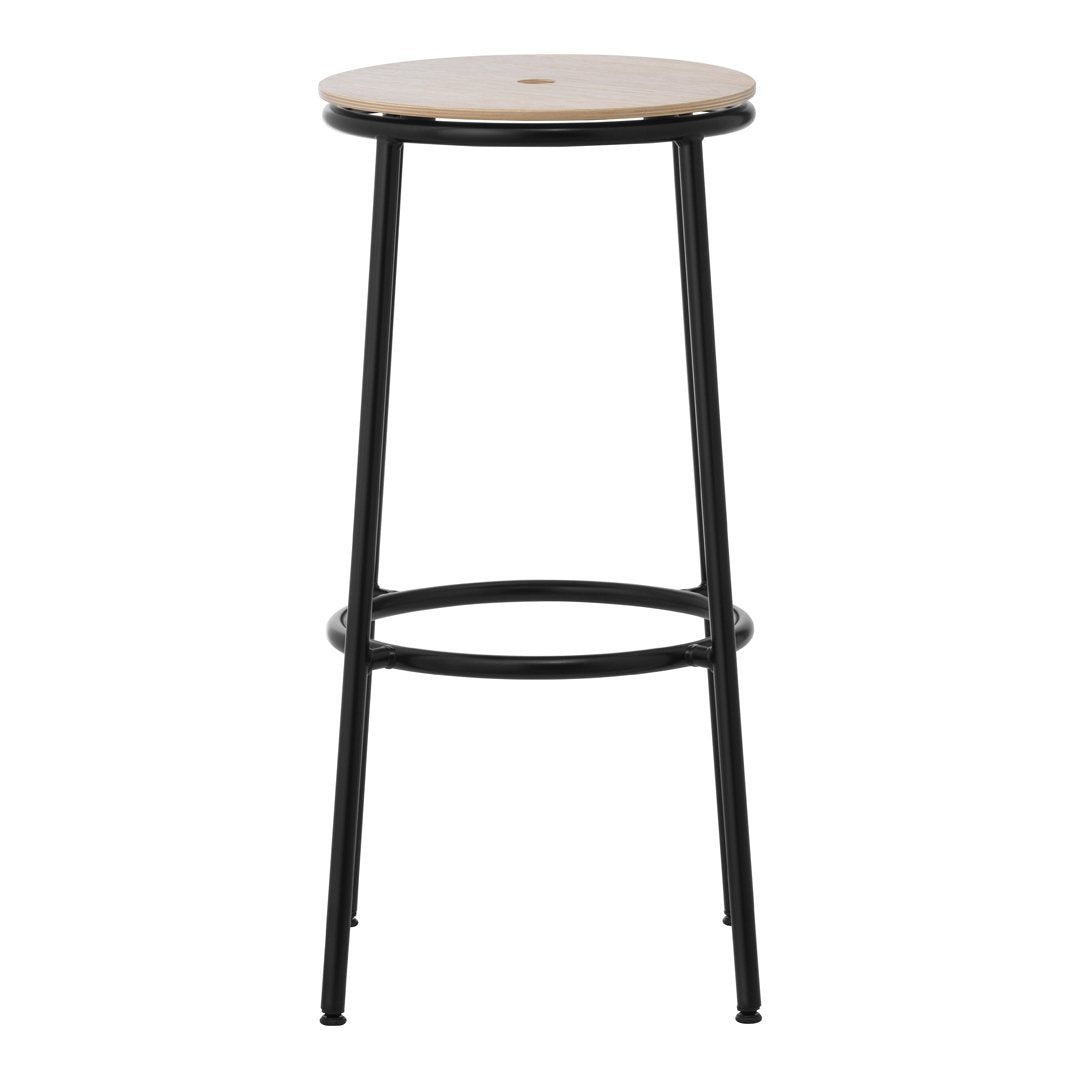 Simon Legald Circa Bar Stool by Normann Copenhagen - Modern Scandinavian Design Bar Height Stool for Kitchen Island, Breakfast Nook & Home Decor