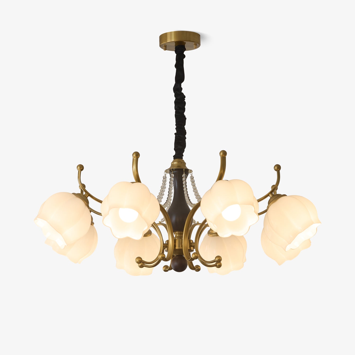Antonia Chandelier - Elegant Crystal Ceiling Light Fixture for Dining Room, Living Room & Bedroom | Modern Home Decor Lighting