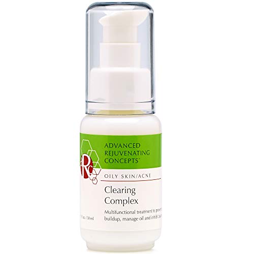 Advanced Rejuvenating Concepts Clearing Complex – Natural Acne Treatment with Glycolic Acid, Yeast Proteins & Antioxidants for Oily Skin | Regulates Oil, Prevents Breakouts & Blackheads | Perfect for Daily Skincare & Acne-Prone Skin Care Routine