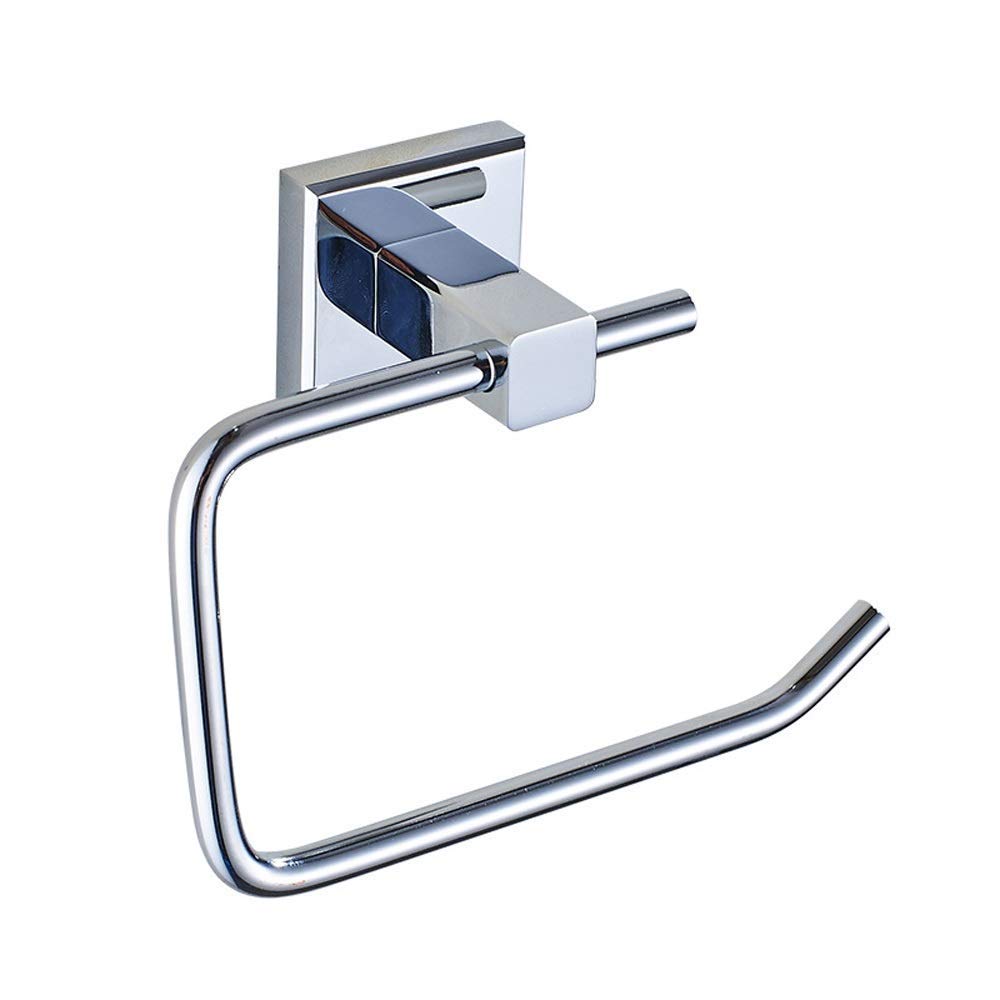 Stainless Steel Self-Adhesive Paper Towel Holder - Heavy Duty Space-Saving Bathroom Towel Hook for Kitchen, Office & RV - Easy Installation & Strong Hold