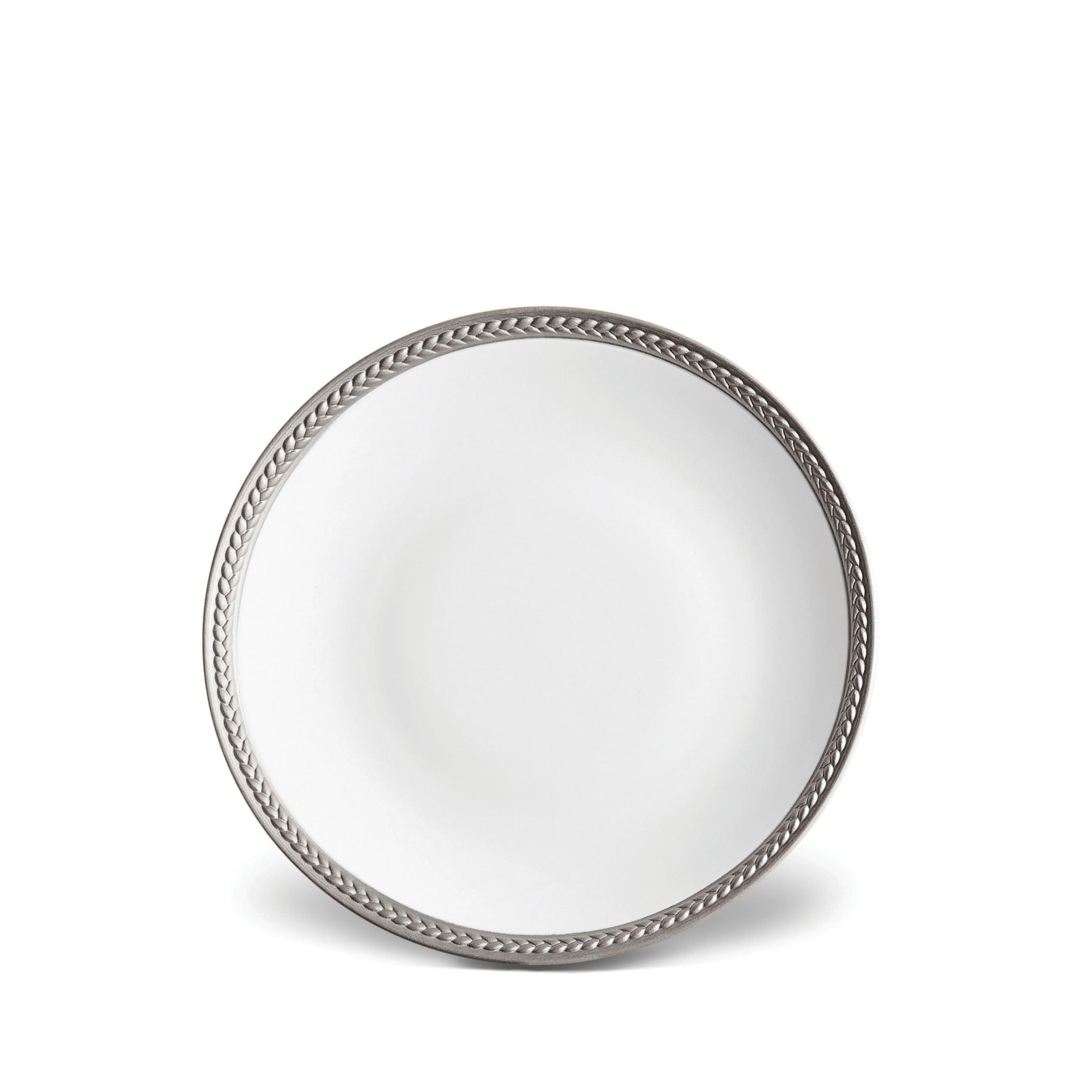 Braided Silk Bread and Butter Plate Set - Elegant Dining Tableware for Breakfast, Brunch, and Tea Parties