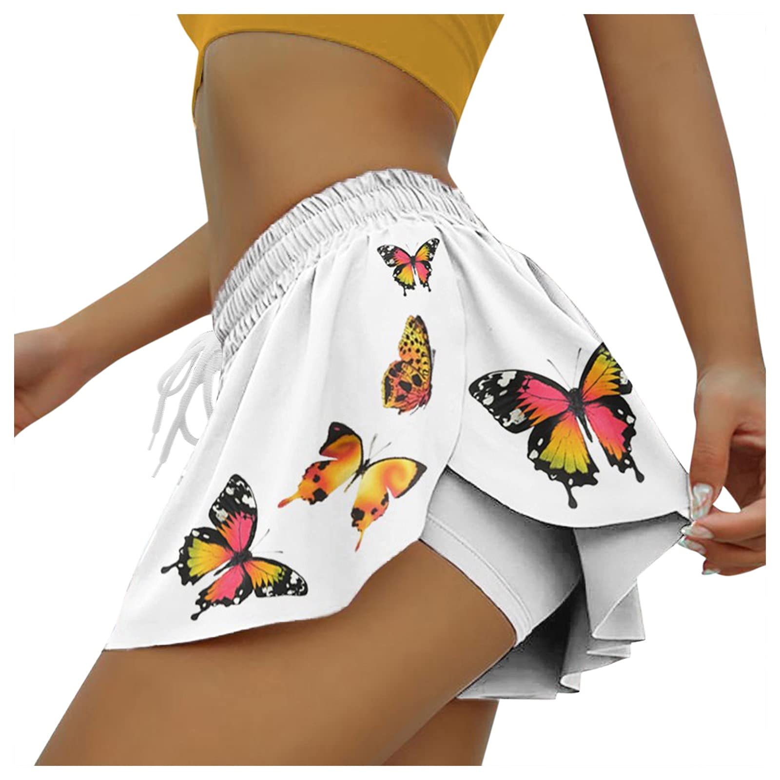 Sexy High Waist Pole Dance Shorts for Women - Summer Ruffled Hot Pants & Mini Tight Bikini Shorts | Perfect for Dance, Beach & Night Out
