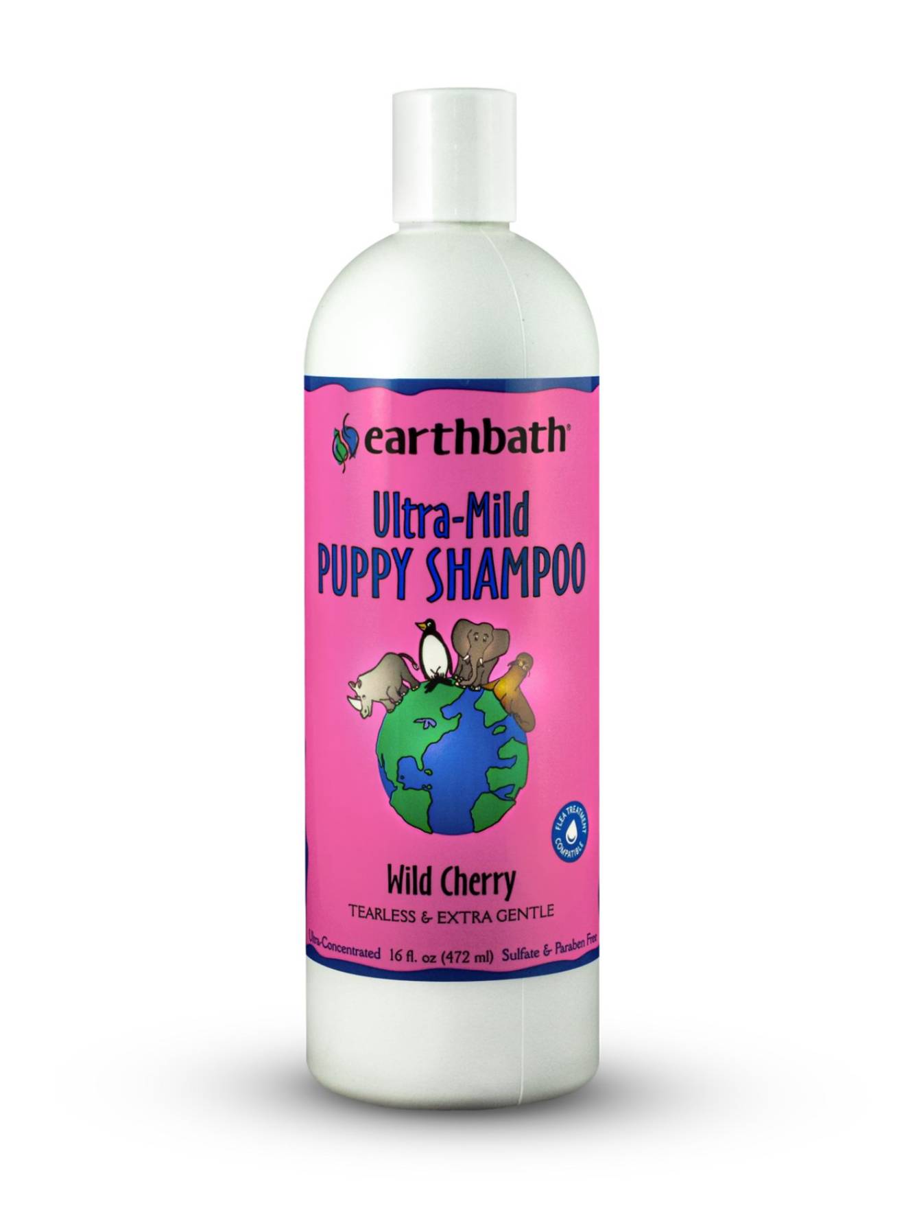 Earthbath Puppy Shampoo for Dogs - Gentle Tearless Puppy Shampoo with Natural Ingredients (16oz/1 Gallon) - Perfect for Bathing & Grooming Newborn Puppies & Sensitive Skin Dogs