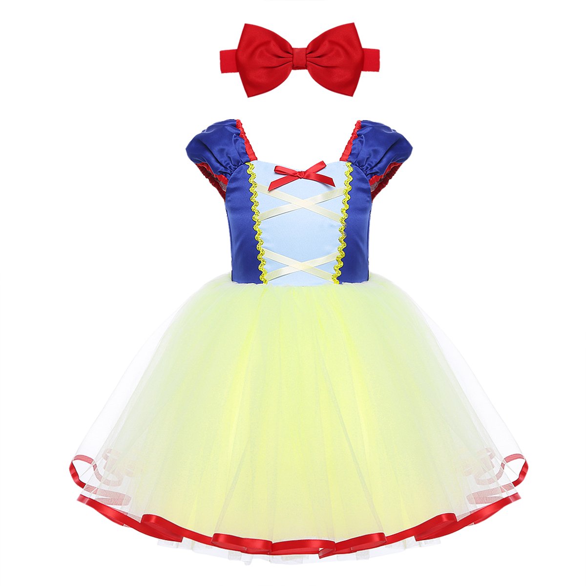 Venjoe Toddler Mermaid Princess Costume for Girls - Halloween, Birthday Party Dress Up & Cosplay Outfit - Perfect for Dress-Up Play, Themed Parties & Photo Shoots