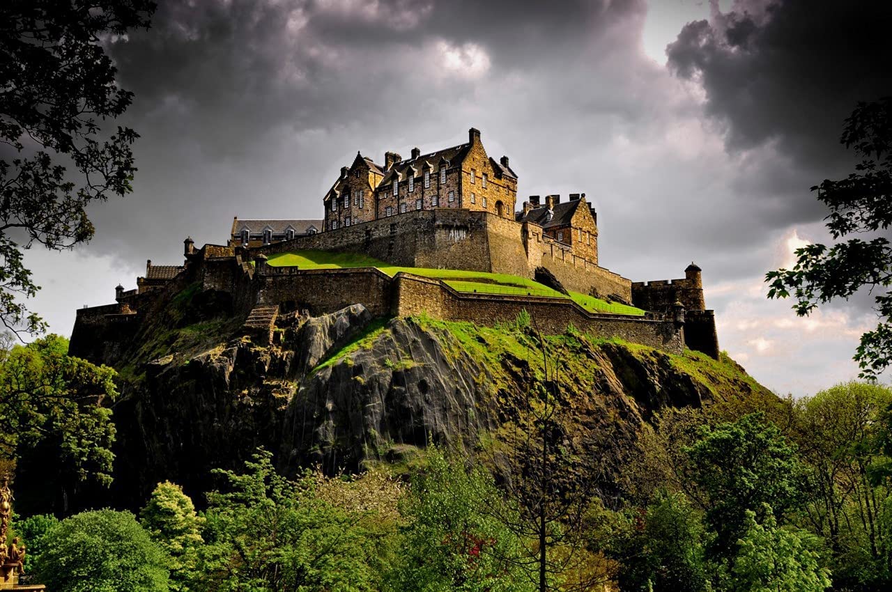 Edinburgh Castle 300-Piece Jigsaw Puzzle for Adults - Home Decor & Family Game Night
