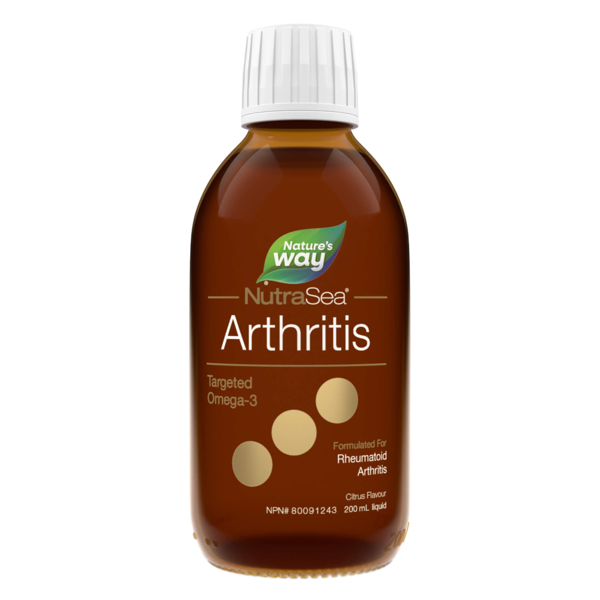 NutraSea Arthritis Targeted Omega 3 Supplement - Citrus Flavor Fish Oil for Joint Pain Relief & Inflammation Support - Supports Mobility & Healthy Joints for Active Lifestyles
