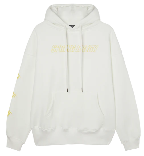 Capita 2025 Tropical Hoodie - White | Men's & Women's Casual Pullover Sweatshirt | Perfect for Beach, Surfing & Outdoor Activities
