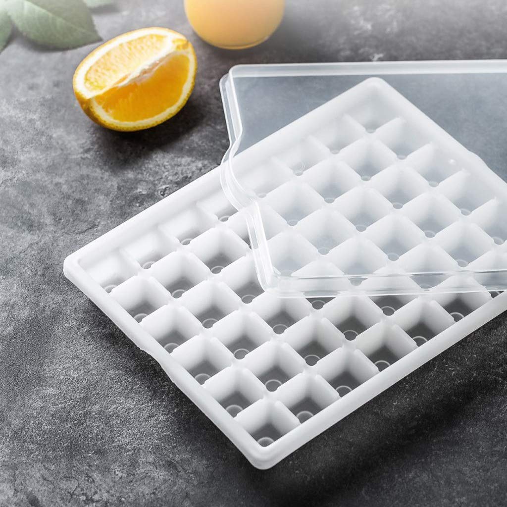 JYDQM Silicone Ice Cube Tray - Halloween Candy, Cake, Pudding & Chocolate Molds - Easy Release Square Ice Cube Maker for Cocktails, Beverages & Party Decor