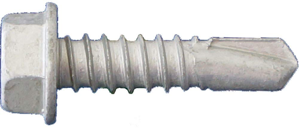 Self-Drilling Screws HWH 14x1 (Pack of 2500) - Heavy Duty Fasteners for Metal Roofing, HVAC, and Construction Projects