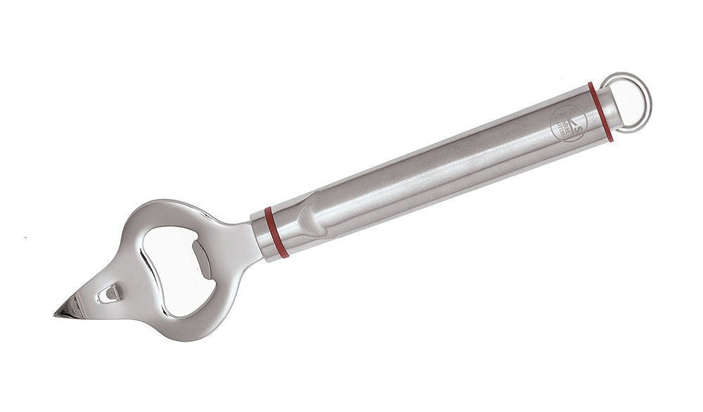 Premium Sambonet Stainless Steel Bottle Opener - Durable Grey Kitchen Tool for Beer, Soda & Home Bar Accessories - Perfect for Parties, BBQs & Outdoor Entertaining