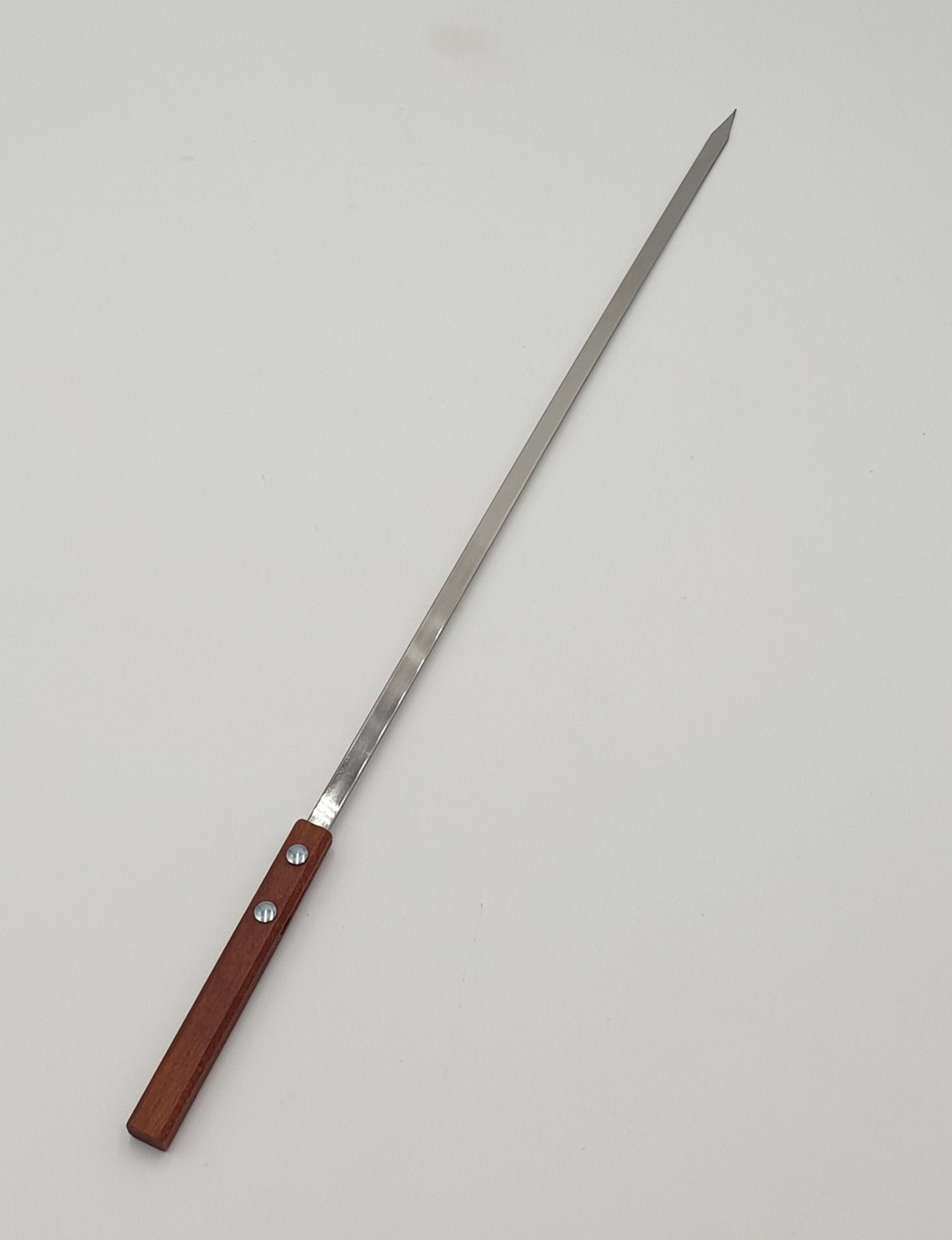 23x0.25 Inch BBQ Skewers with Wooden Handle - Perfect for Grilling Meat, Vegetables, and Kebabs at Backyard Parties and Camping Trips