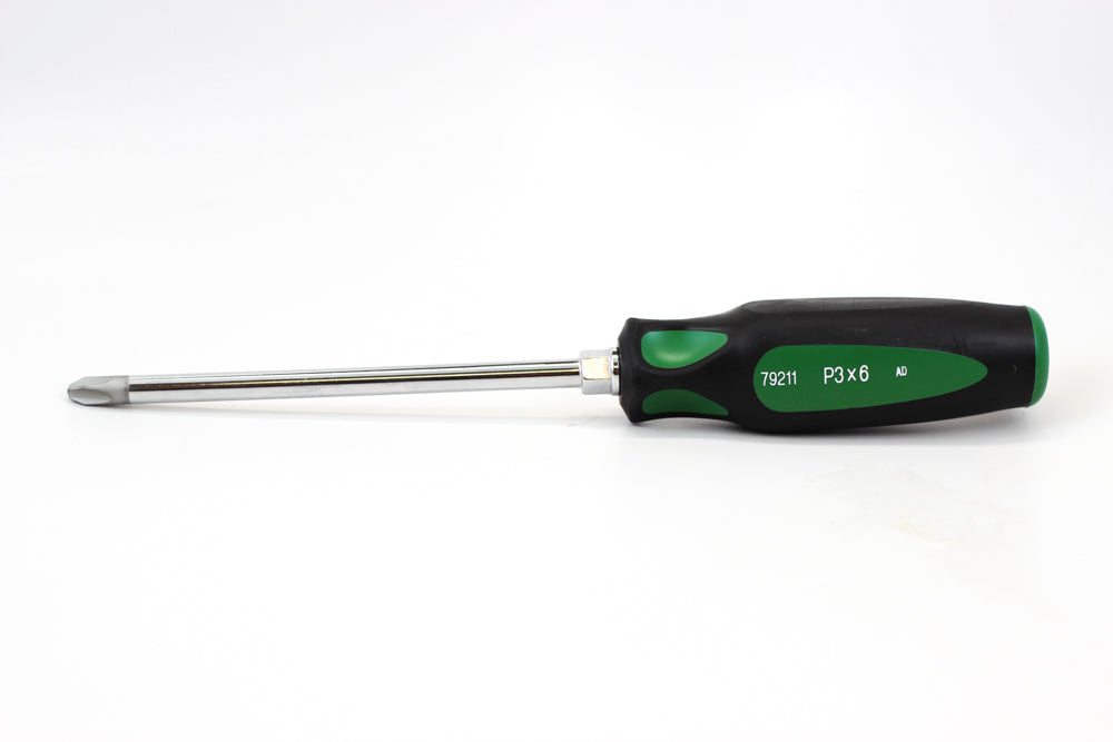 P3 x 6 CushionGrip Phillips Screwdriver - Ergonomic Handle for Comfortable Grip - Perfect for DIY Projects, Home Repairs & Electronics Assembly