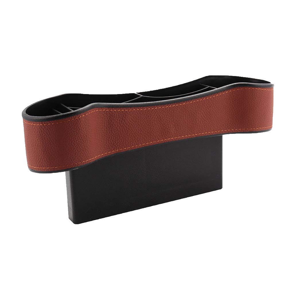 MADAGI Car Seat Gap Organizer - Storage Box with Slit Pocket for Phone, Drink Bottle & Cup Holder | Perfect for Car, Truck & SUV Organization | Keep Your Vehicle Neat & Tidy