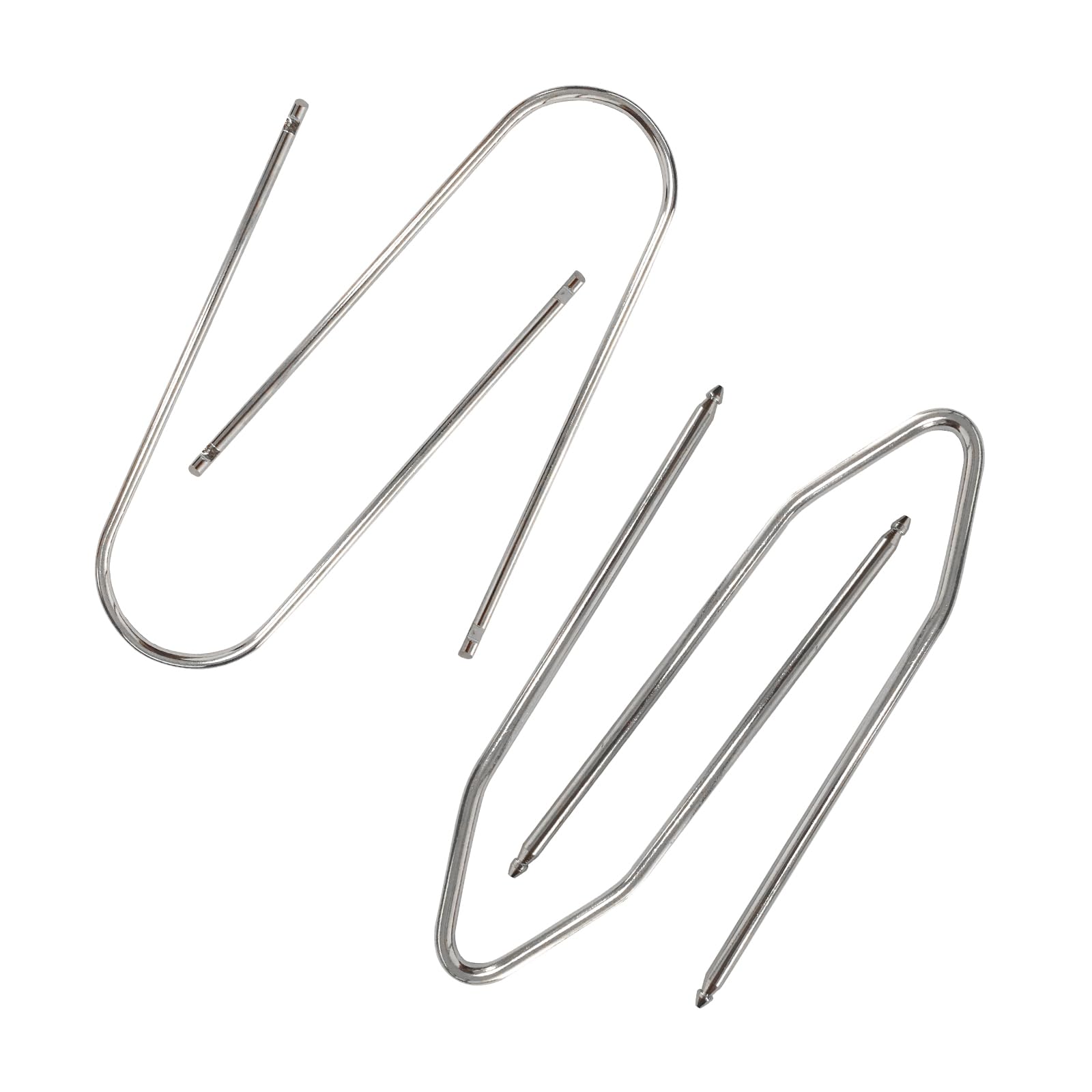 4 PCS Universal Car Radio Removal Pry Tool Kit - U/V-Shaped Stainless Steel Auto Stereo Release Tools for Most Vehicle Audio Systems | Perfect for DIY Car Stereo Installation & Repair