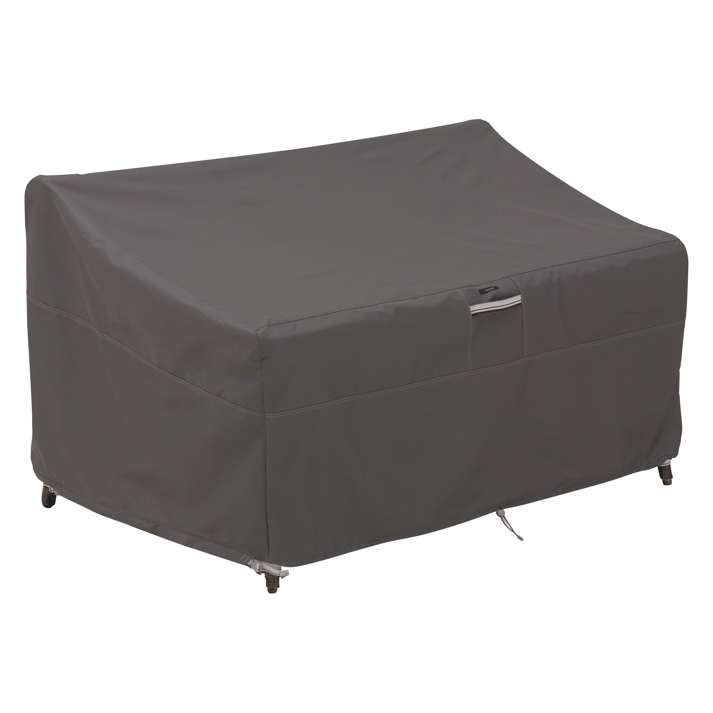Classic Accessories Ravenna 76 Inch Water-Resistant Deep Seated Patio Loveseat Cover - Durable Outdoor Furniture Protection for All Seasons, Rain or Shine