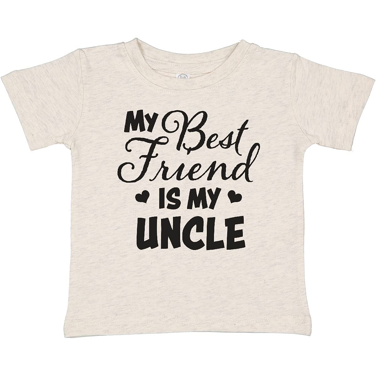 My Best Friend is My Uncle with Hearts Baby T-Shirt - Perfect for Family Gatherings and Special Occasions