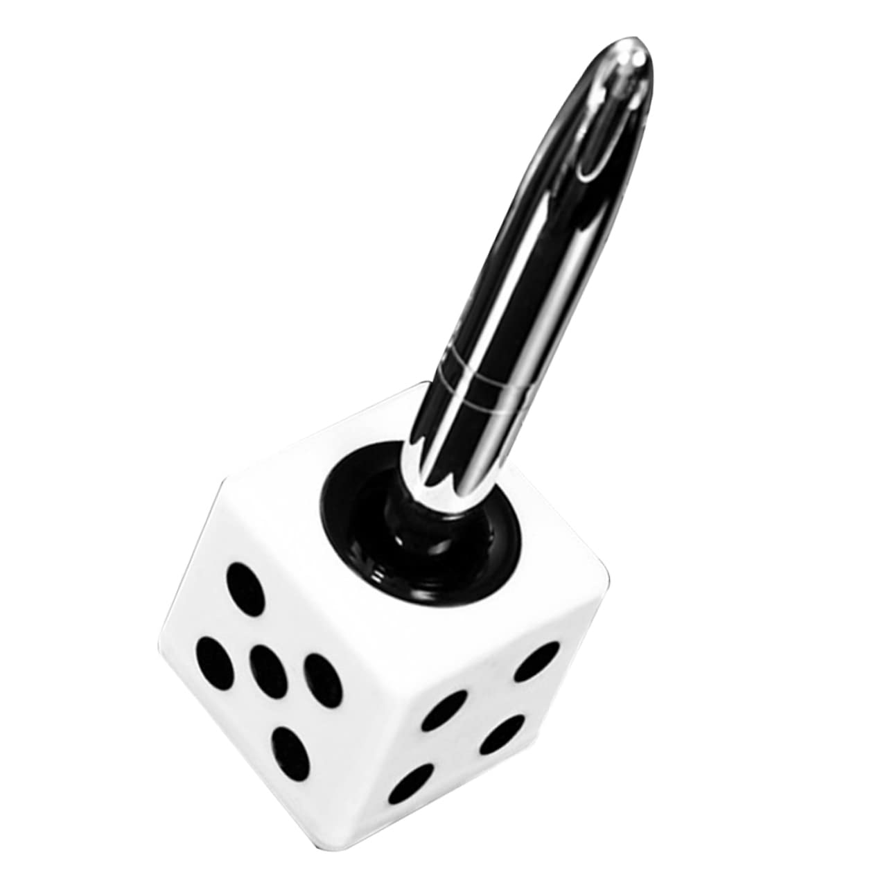 Premium Metal Ballpoint Pen with Dice Design - Elegant Business & Office Gift for Men, Father's Day Present, Executive Writing Instrument for Professionals - Perfect for Corporate Events, Client Gifts & Daily Office Use