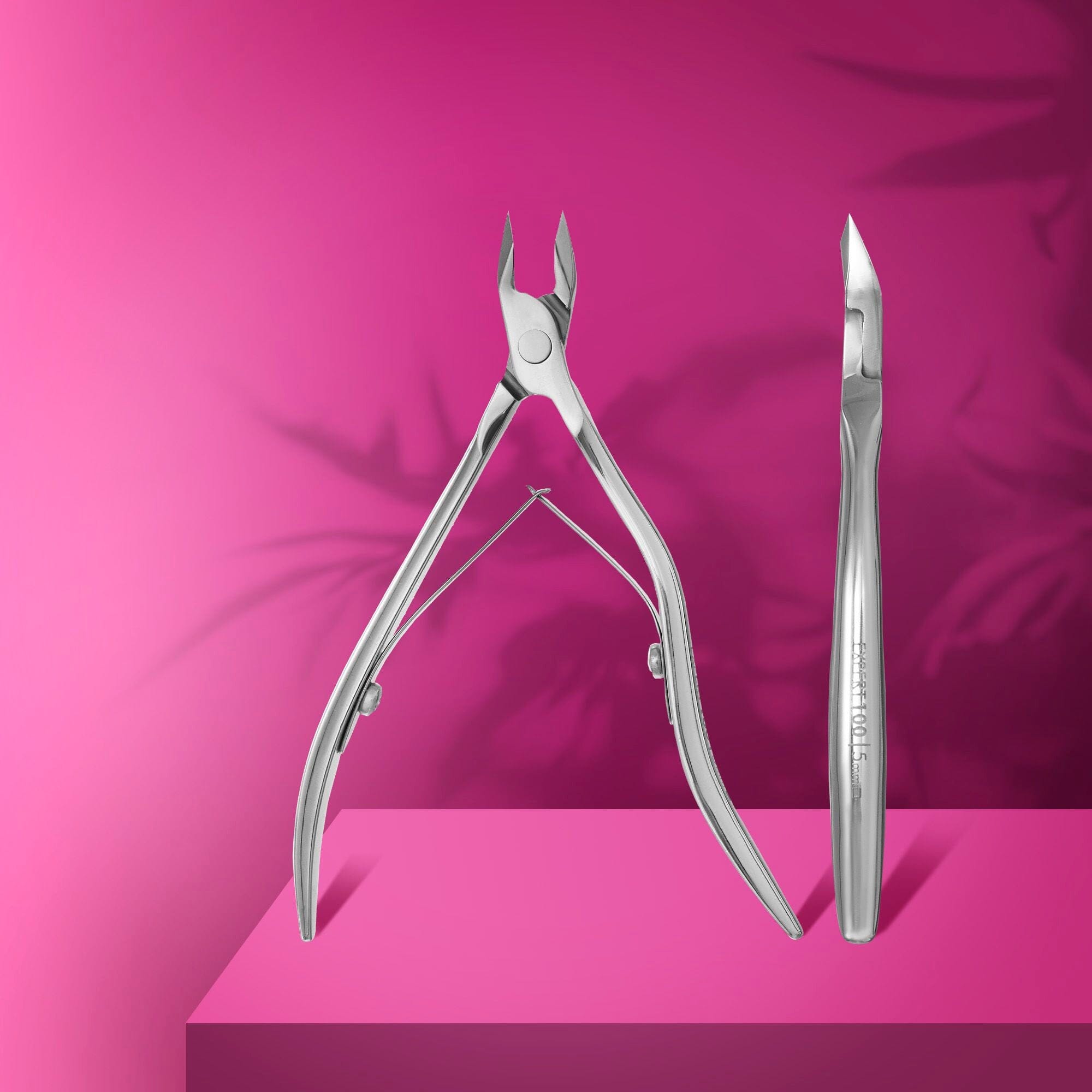 Staleks Professional Cuticle Nippers EXPERT 100 (5mm) - Precision Nail Care Tool for Manicure & Pedicure | Perfect for Salon Professionals & Home Grooming