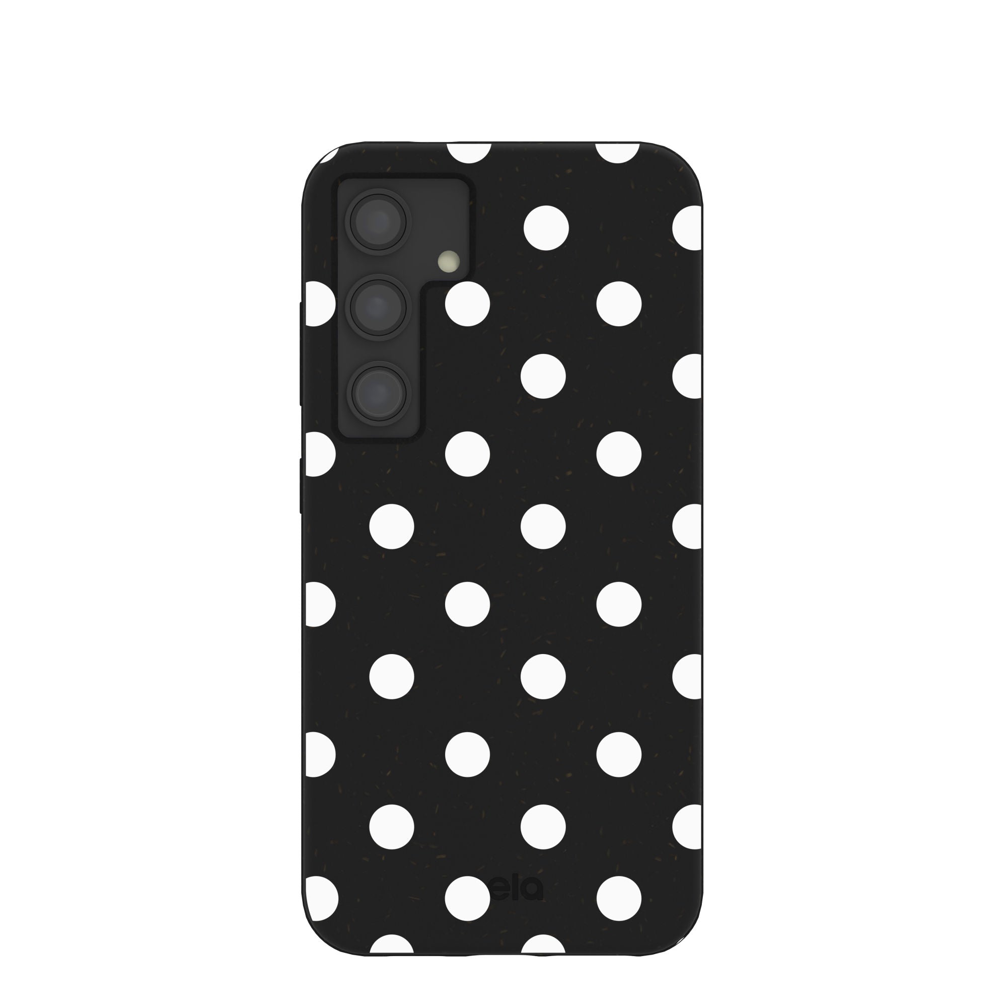 Stylish Black Polka Dot Confetti Samsung Galaxy S24 Phone Case - Trendy Protective Cover for Everyday Use, Parties & Special Occasions