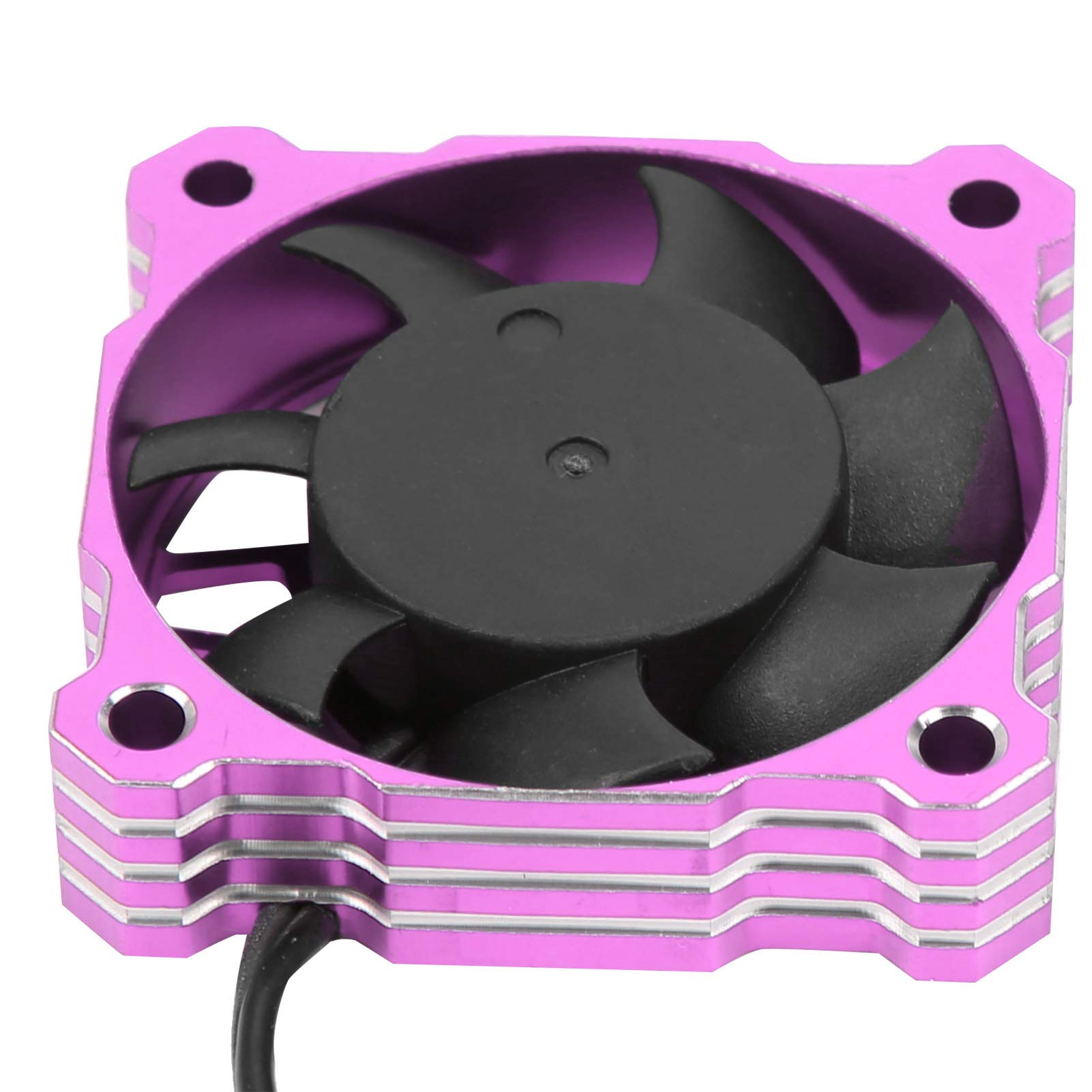 Shanrya ESC Motor Cooling Fan for 1/10 1/8 1/12 RC Cars - Aluminum & Plastic High Performance Cooling Fan - Perfect for ESC Engine Repair & Replacement - Ideal for RC Racing, Crawling and Off-Road Adventures